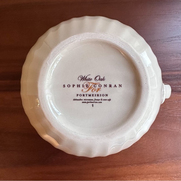 6x Sophie Conran for Portmeirion 4 piece place setting, White Oak, Pebble - Picture 9 of 12